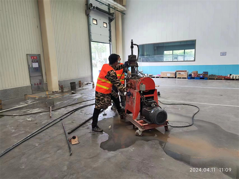 和政厂房地面下沉塌陷注浆加固施工